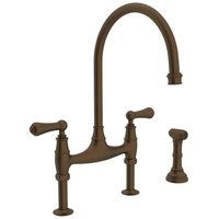  Georgian Era Two-Handle Kitchen Faucet - English Bronze