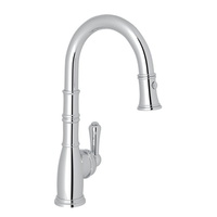  Georgian Era Single-Hole Bar Faucet - Polished Chrome