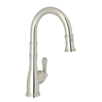  Georgian Era Single-Hole Bar Faucet - Polished Nickel