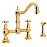 Two Handle Kitchen Faucet 3 Hole