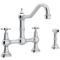  Edwardian Two-Handle Kitchen Faucet - Polished Chrome