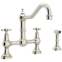  Edwardian Two-Handle Kitchen Faucet - Polished Nickel