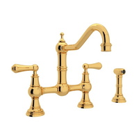 Two Handle Kitchen Faucet 3 Hole