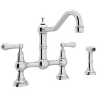  Edwardian Two-Handle Kitchen Faucet - Polished Chrome