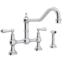  Edwardian Two-Handle Kitchen Faucet - Polished Chrome