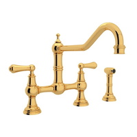 Two Handle Kitchen Faucet 3 Hole