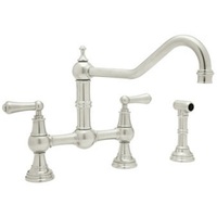  Edwardian Two-Handle Kitchen Faucet - Polished Nickel