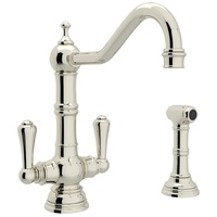  Edwardian Two-Handle Kitchen Faucet - Polished Nickel