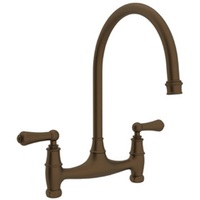  Georgian Era Two-Handle Kitchen Faucet - English Bronze