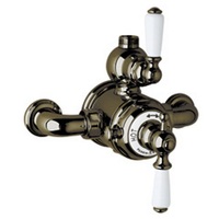  Edwardian Thermostatic/Volume Control Custom Shower Valve - English Bronze