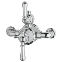  Georgian Era Thermostatic/Volume Control Custom Shower Valve - Polished Chrome