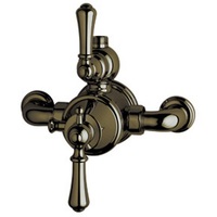  Georgian Era Thermostatic/Volume Control Custom Shower Valve - English Bronze