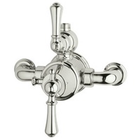  Georgian Era Thermostatic/Volume Control Custom Shower Valve - Polished Nickel