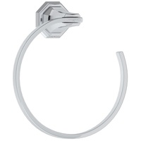  Deco Towel Ring Bathroom Accessory - Polished Chrome