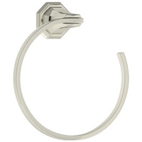  Deco Towel Ring Bathroom Accessory - Polished Nickel