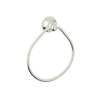  Georgian Era Towel Ring Bathroom Accessory - Polished Nickel