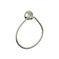  Georgian Era Towel Ring Bathroom Accessory - Satin Nickel