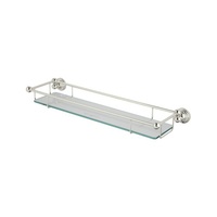  Edwardian Vanity Shelf Bathroom Accessory - Polished Nickel