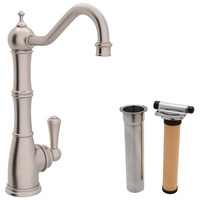  Edwardian Beverage Faucet Kitchen Faucet - Satin Nickel