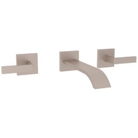  Wave Wall Mount Whirlpool Faucet Tub Faucet - Satin Nickel