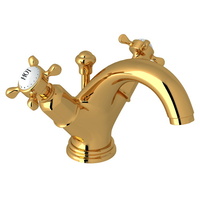  Edwardian Single Hole Bathroom Faucet - Unlacquered Brass