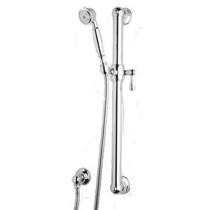 R1282IB Spa Hand Held Shower - Slide Bar Mount Shower Accessory - Italian Brass