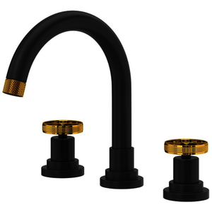 RCP08D3IWMBU Campo 8'' Widespread Bathroom Faucet - Matte Black/Unlacquered Brass RCP08D3IWMBU Campo 8'' Widespread Bathroom Faucet - Matte Black/Unlacquered Brass