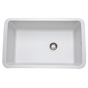 R630700 Allia White/Color Undermount - Single Bowl Kitchen Sink - White