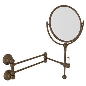 RU6918EB Edwardian Magnifying Mirror Bathroom Accessory - English Bronze