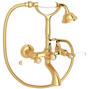 RA1401LPIB Acqui Wall Mount Whirlpool Faucet Tub Faucet - Italian Brass RA1401LPIB Acqui Wall Mount Whirlpool Faucet Tub Faucet - Italian Brass