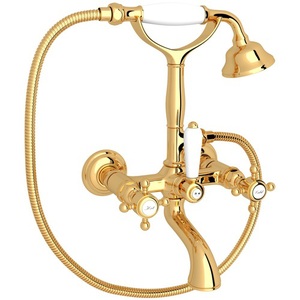 RA1401XMIB Acqui Wall Mount Whirlpool Faucet Tub Faucet - Italian Brass RA1401XMIB Acqui Wall Mount Whirlpool Faucet Tub Faucet - Italian Brass