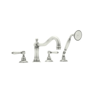 RA1404LMPN Acqui Deck Mount With Handshower Tub Faucet - Polished Nickel