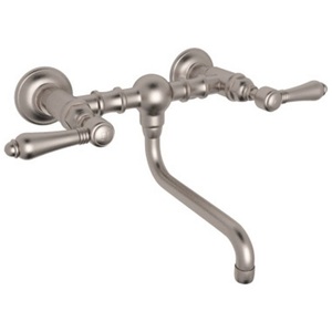 RA140544LMSTN2 Acqui Wall Mount Bathroom Faucet Bathroom Faucet - Satin Nickel RA140544LMSTN2 Acqui Wall Mount Bathroom Faucet Bathroom Faucet - Satin Nickel