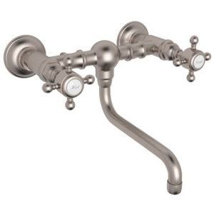 RA140544XMSTN2 Acqui Wall Mount Bathroom Faucet Bathroom Faucet - Satin Nickel