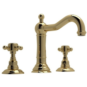 RA1409XMULB2 Acqui 8'' Widespread Bathroom Faucet - Unlacquered Brass