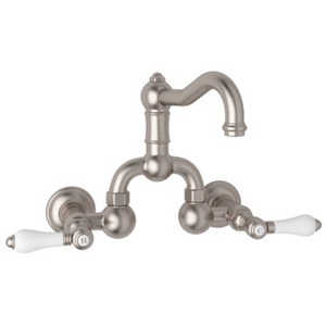 RA1418LPSTN2 Acqui Wall Mount Bathroom Faucet Bathroom Faucet - Satin Nickel