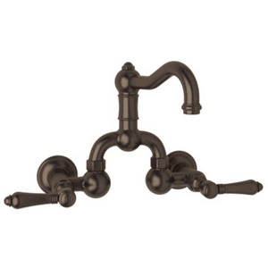 RA1418LMTCB2 Acqui Wall Mount Bathroom Faucet Bathroom Faucet - Tuscan Brass