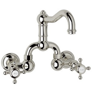 RA1418XMPN2 Acqui Wall Mount Bathroom Faucet Bathroom Faucet - Polished Nickel RA1418XMPN2 Acqui Wall Mount Bathroom Faucet Bathroom Faucet - Polished Nickel