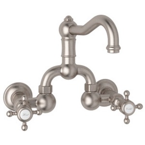 RA1418XMSTN2 Acqui Wall Mount Bathroom Faucet Bathroom Faucet - Satin Nickel