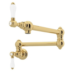 RA1451LPULB2 Acqui Pot Filler Kitchen Faucet - Unlacquered Brass