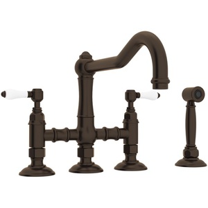 RA1458LPWSTCB2 Acqui Two-Handle Kitchen Faucet - Tuscan Brass
