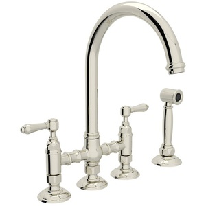 RA1461LMWSPN2 San Julio Two-Handle Kitchen Faucet - Polished Nickel