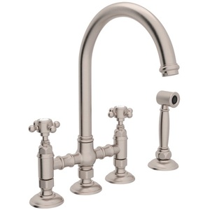 RA1461XMWSSTN2 San Julio Two-Handle Kitchen Faucet - Satin Nickel