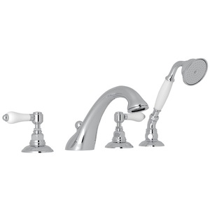 RA1464LPAPC Viaggio Deck Mount With Handshower Tub Faucet - Polished Chrome RA1464LPAPC Viaggio Deck Mount With Handshower Tub Faucet - Polished Chrome