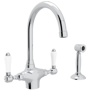 RA1676LPWSAPC2 San Julio Two-Handle Kitchen Faucet - Polished Chrome RA1676LPWSAPC2 San Julio Two-Handle Kitchen Faucet - Polished Chrome