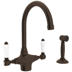RA1676LPWSTCB2 San Julio Two-Handle Kitchen Faucet - Tuscan Brass RA1676LPWSTCB2 San Julio Two-Handle Kitchen Faucet - Tuscan Brass