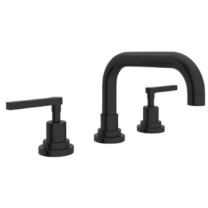 RA2218LMMB2 Lombardia 8'' Widespread Bathroom Faucet - Matte Black