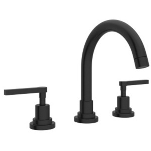 RA2228LMMB2 Lombardia 8'' Widespread Bathroom Faucet - Matte Black