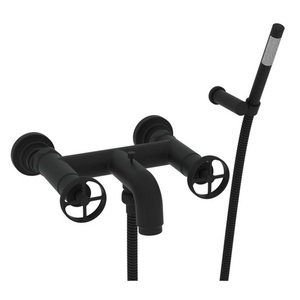 RA3302IWMB Campo Wall Mount Whirlpool Faucet Tub Faucet - Matte Black