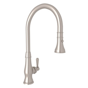 RA3420SLMSTN2 Italian Kitchen Single-Hole Bar Faucet - Satin Nickel